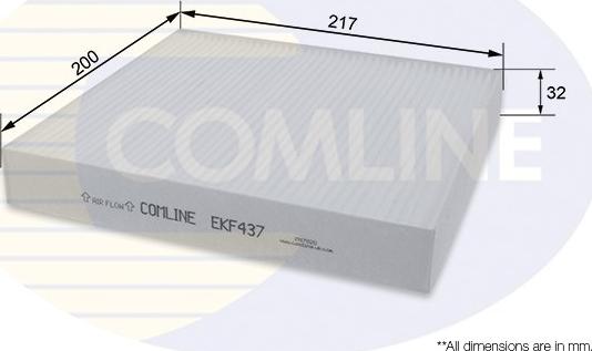 Comline EKF437 - Фильтр воздуха в салоне avtokuzovplus.com.ua