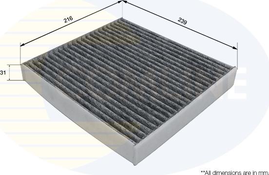 Comline EKF468A - Фільтр, повітря у внутрішній простір autocars.com.ua