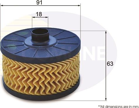 Comline EOF262 - Масляный фильтр avtokuzovplus.com.ua