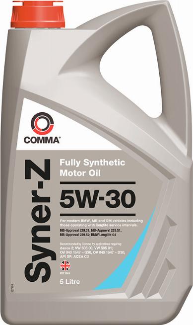 Comma SYNERZ5W304L - Моторне масло autocars.com.ua