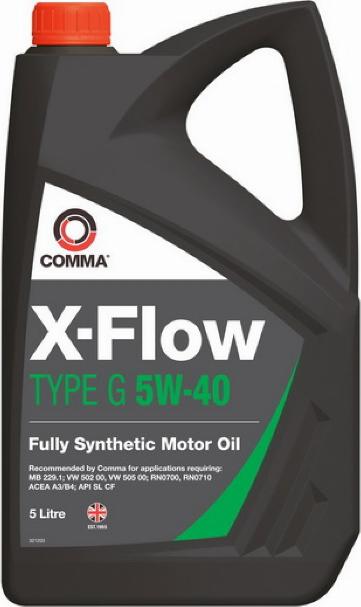 Comma XFLOWG5W40SYNT5L - Моторне масло autocars.com.ua