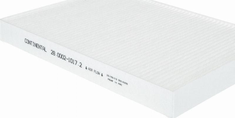CONTINENTAL 28.0002-1017.2 - Фільтр, повітря у внутрішній простір autocars.com.ua