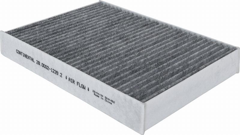 CONTINENTAL 28.0002-1239.2 - Фільтр, повітря у внутрішній простір autocars.com.ua
