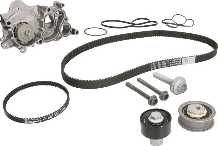 CONTINENTAL CT1167WP1PRO - Водяний насос + комплект зубчатого ременя autocars.com.ua