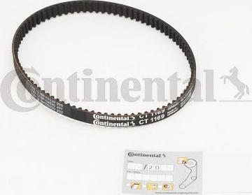 Continental CT1169 - Зубчатый ремень ГРМ autodnr.net