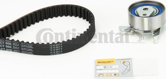 Contitech CT 866 K1 - Комплект ремня ГРМ autodnr.net