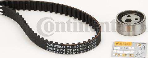 Contitech CT915K1 - Комплект ремня ГРМ avtokuzovplus.com.ua