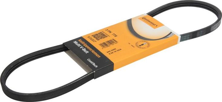 CONTINENTAL 3PK775 - Поликлиновой ремінь autocars.com.ua