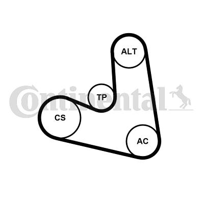 Continental 4PK654K1 - Поликлиновый ременный комплект avtokuzovplus.com.ua