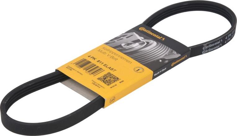 CONTINENTAL 4 PK 811 ELAST - Поликлиновой ремінь autocars.com.ua