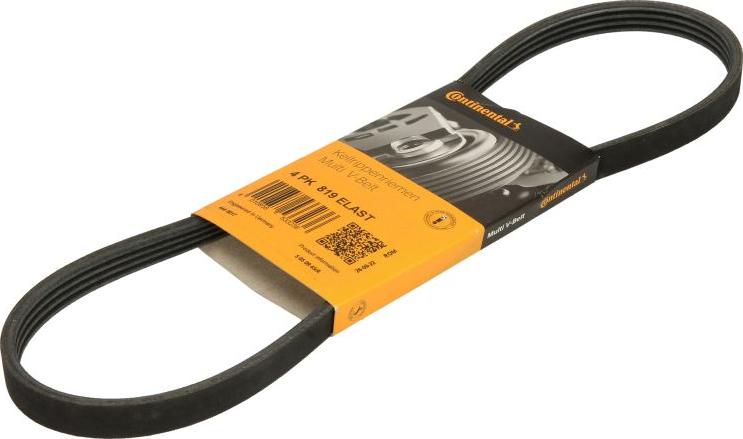 CONTINENTAL 4 PK 819 ELAST - Поликлиновой ремінь autocars.com.ua