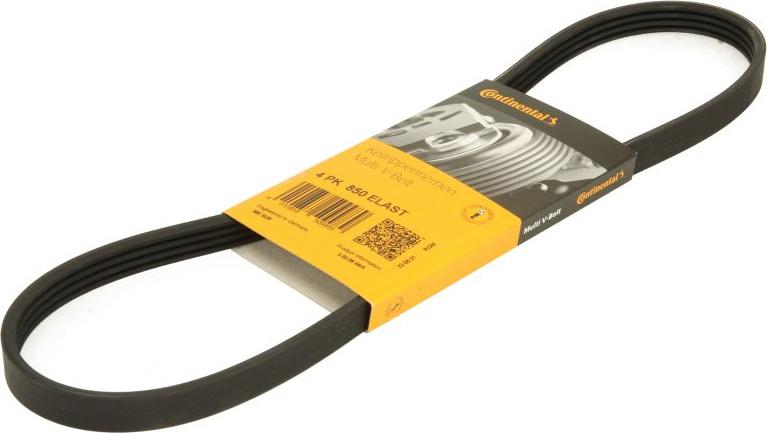 CONTINENTAL 4 PK 850 ELAST - Поликлиновой ремінь autocars.com.ua