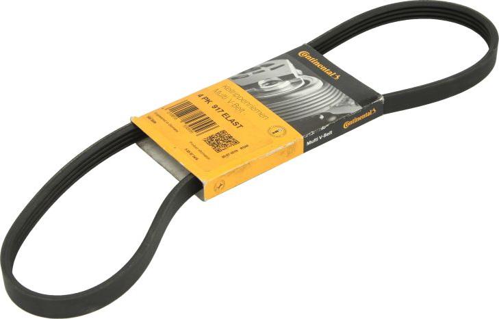 CONTINENTAL 4PK917 ELAST - Поликлиновой ремінь autocars.com.ua