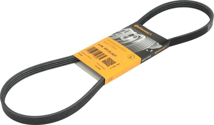 CONTINENTAL 4PK970 ELAST - Поликлиновой ремінь autocars.com.ua