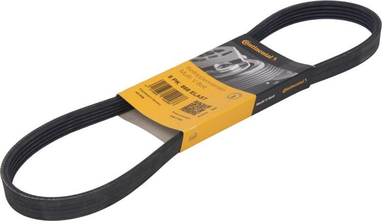 CONTINENTAL 5 PK 868 ELAST - Поликлиновой ремінь autocars.com.ua