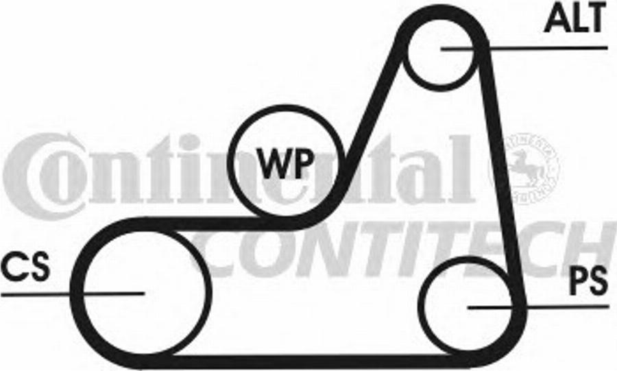 Contitech 6PK1042 ELAST T3 - Поликлиновой ремень autodnr.net