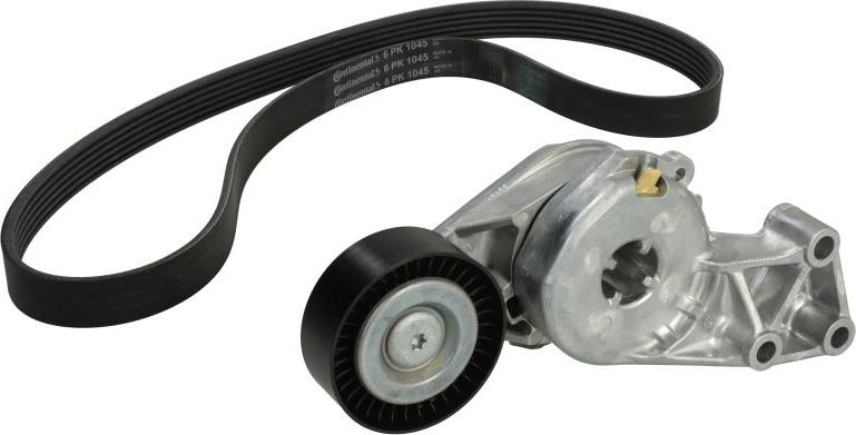 CONTINENTAL 6 PK 1045 K2 - Поликлиновий ремінний комплект autocars.com.ua