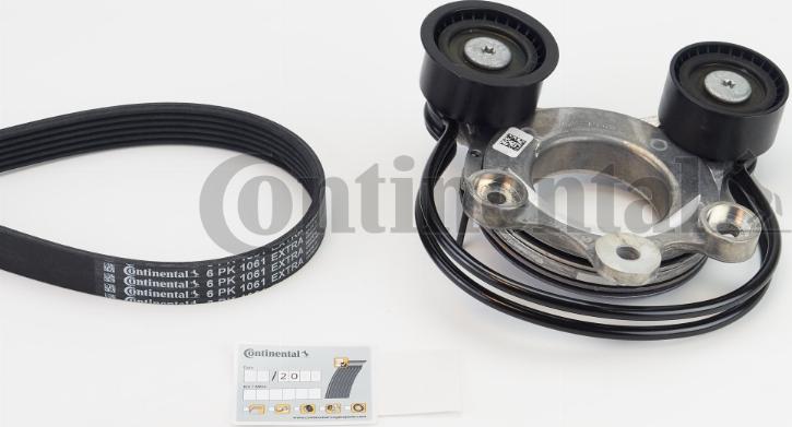 Contitech 6PK1061 EXTRA K1 - Поликлиновий ремінний комплект autocars.com.ua