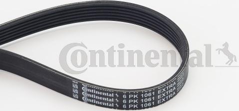 Contitech 6PK1061 EXTRA - Поликлиновой ремінь autocars.com.ua