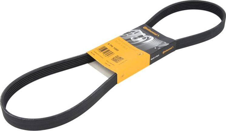 CONTINENTAL 6PK1080 - Поликлиновой ремінь autocars.com.ua