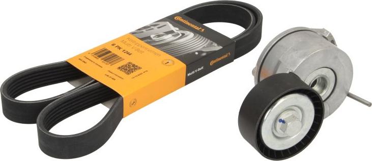 CONTINENTAL 6PK1244K1 - Поликлиновий ремінний комплект autocars.com.ua