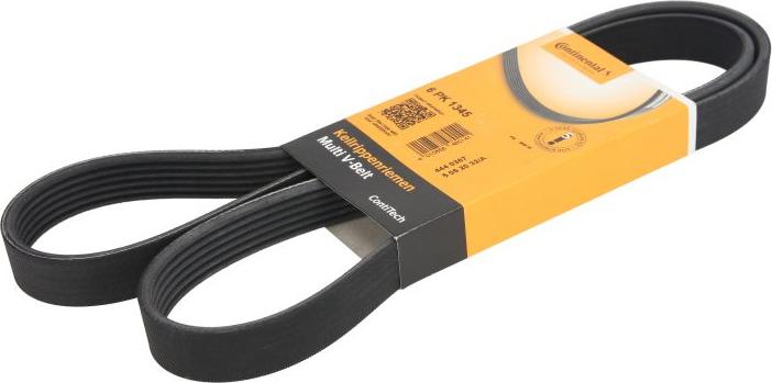CONTINENTAL 6PK1345 - Поликлиновой ремінь autocars.com.ua