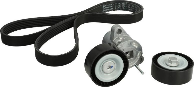 CONTINENTAL 6 PK 1502 EXTRA K1 - Поликлиновий ремінний комплект autocars.com.ua