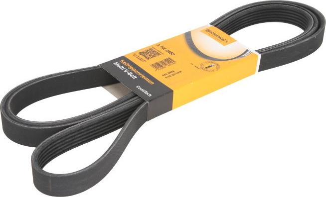 CONTINENTAL 6PK2460 - Поликлиновой ремінь autocars.com.ua