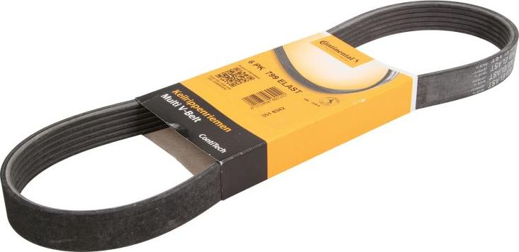 CONTINENTAL 6 PK 799 ELAST - Поликлиновой ремінь autocars.com.ua