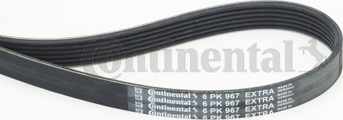 Contitech 6PK967 EXTRA - Поликлиновой ремінь autocars.com.ua