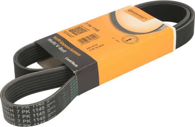 CONTINENTAL 7 PK 1145 - Поликлиновой ремінь autocars.com.ua