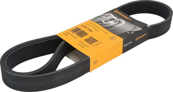 CONTINENTAL 8PK1183 - Поликлиновой ремінь autocars.com.ua