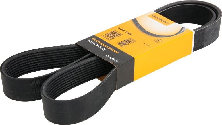 CONTINENTAL 9 PK 1449 - Поликлиновой ремінь autocars.com.ua