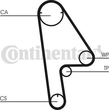 CONTITECH CT 1001 - Зубчатый ремень ГРМ autodnr.net