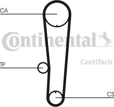 Continental CT1017K1 - Комплект ремня ГРМ autodnr.net