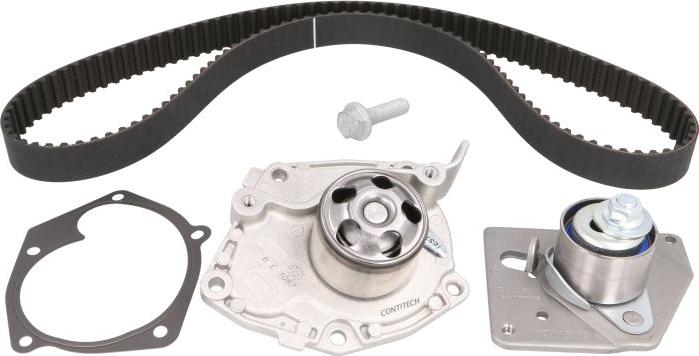 CONTINENTAL CT 1025 WP2 - Водяний насос + комплект зубчатого ременя autocars.com.ua