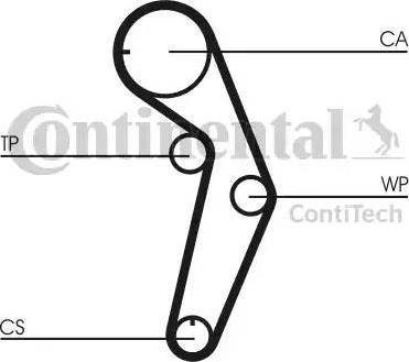 Continental CT1048K1 - Комплект ременя ГРМ autocars.com.ua