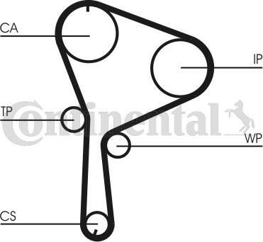 Contitech CT 1064 - 0 autocars.com.ua