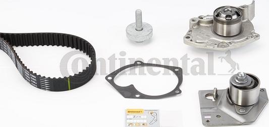 Contitech CT 1064 WP2 - Водяний насос + комплект зубчатого ременя autocars.com.ua