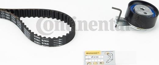 Contitech CT 1067 K1 - Комплект ремня ГРМ autodnr.net