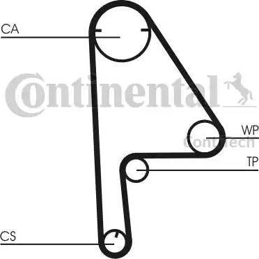 Continental CT1081K1 - Комплект ремня ГРМ avtokuzovplus.com.ua