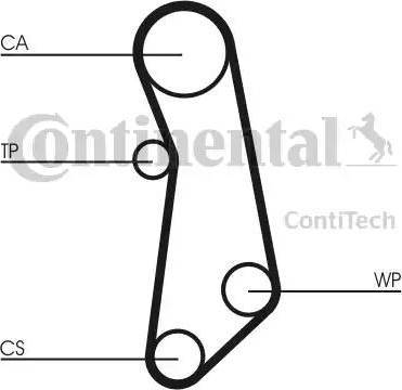 Continental CT1114K1 - Комплект ремня ГРМ autodnr.net