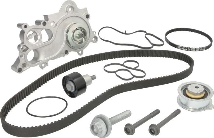 CONTINENTAL CT1167WP2PRO - Водяний насос + комплект зубчатого ременя autocars.com.ua