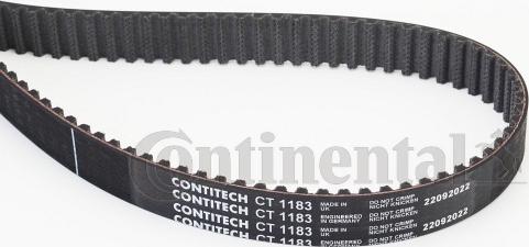 Contitech CT 1183 - Зубчатый ремень ГРМ autodnr.net