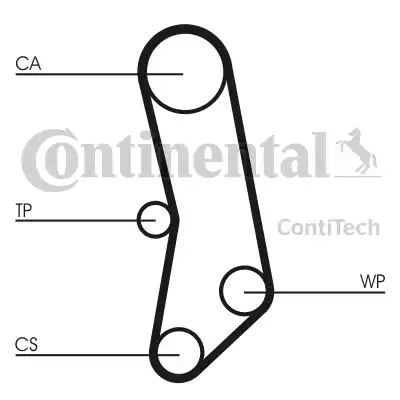 Continental CT503 - Ремінь ГРМ autocars.com.ua