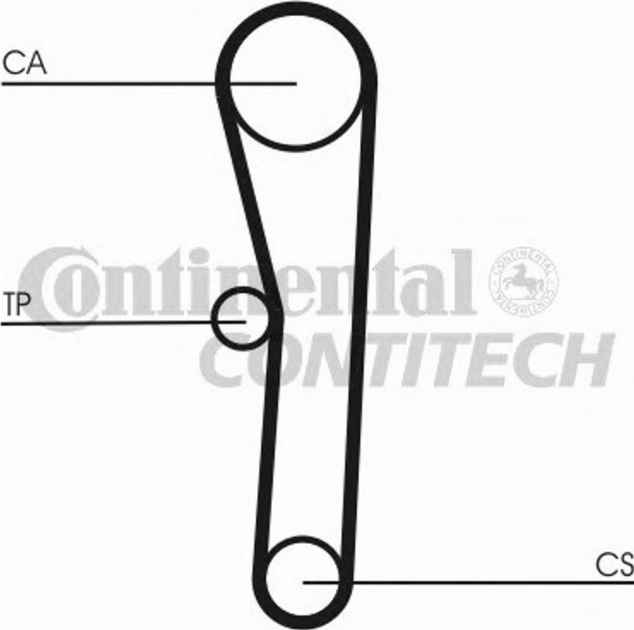 Contitech CT562K1 - Комплект ремня ГРМ autodnr.net