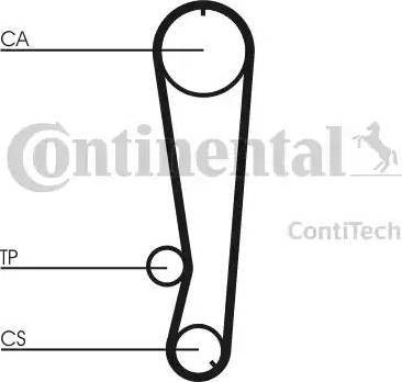 Continental CT569 - Зубчатый ремень ГРМ autodnr.net