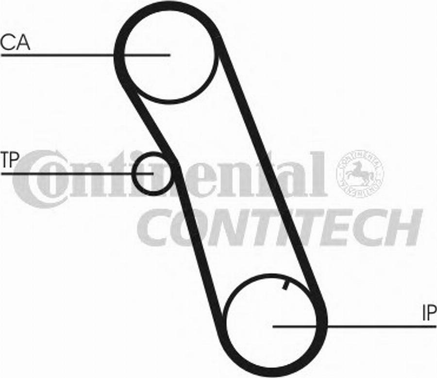 Contitech CT616K1 - Комплект ремня ГРМ autodnr.net