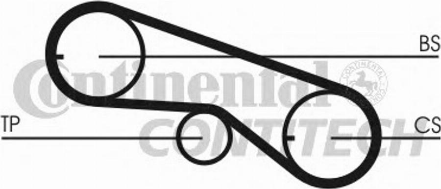 CONTINENTAL CT664 - Ремінь ГРМ autocars.com.ua