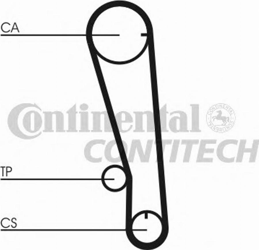 Contitech CT665K1 - Комплект ремня ГРМ autodnr.net